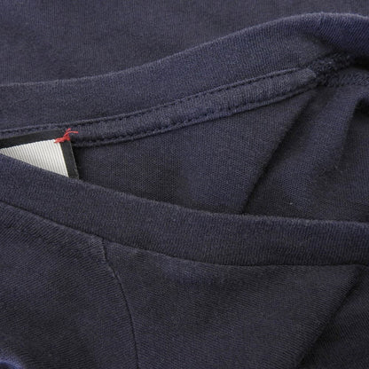 GUCCI Cotton Emblem T-Shirt Navy Size S