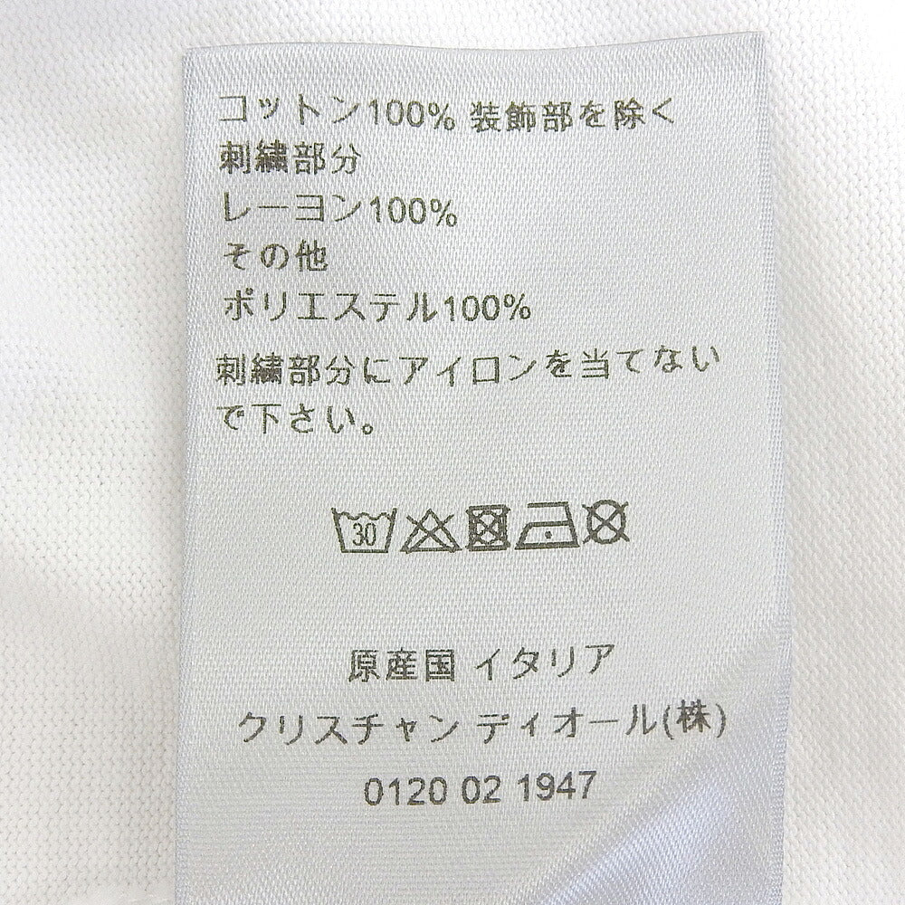 DIOR Cotton White T-Shirt Size XS