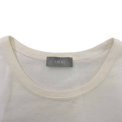 DIOR 20AW Cotton Logo T-Shirt White Size M