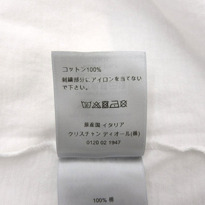 DIOR 20AW Cotton Logo T-Shirt White Size M