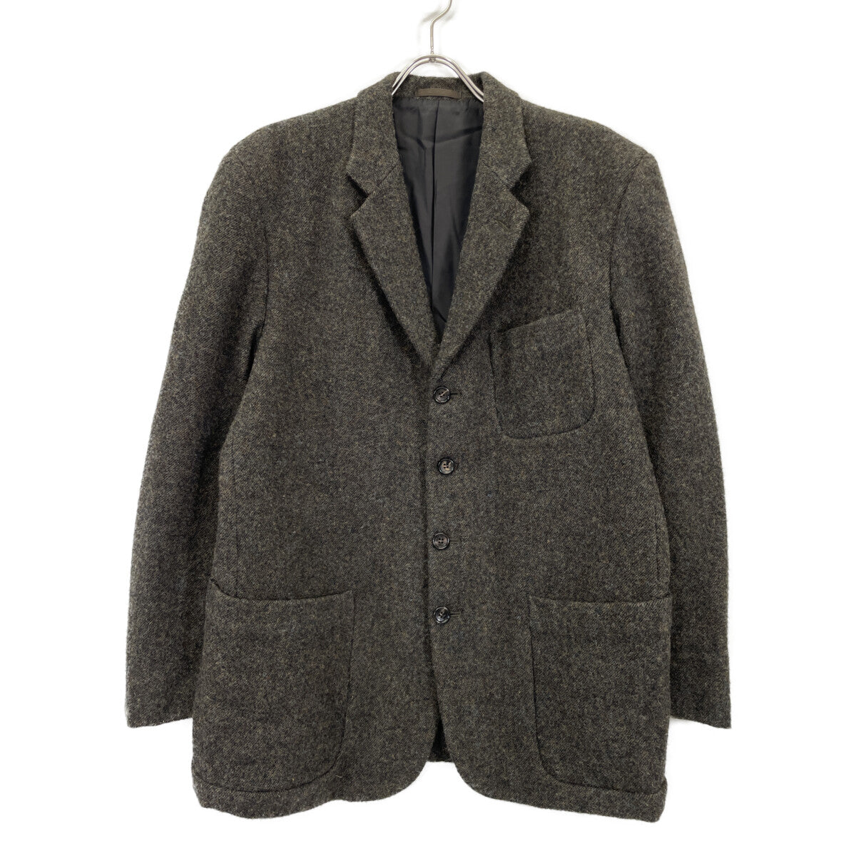 COMMEdesGARCONS HOMME Wool Khaki Melange Blazer Size Ⅿ