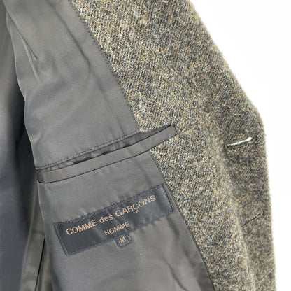 COMMEdesGARCONS HOMME Wool Khaki Melange Blazer Size Ⅿ