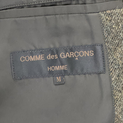 COMMEdesGARCONS HOMME Wool Khaki Melange Blazer Size Ⅿ