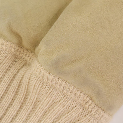 BRUNELLO CUCINELLI Suede Cashmere Lined Jacket Beige Size XS