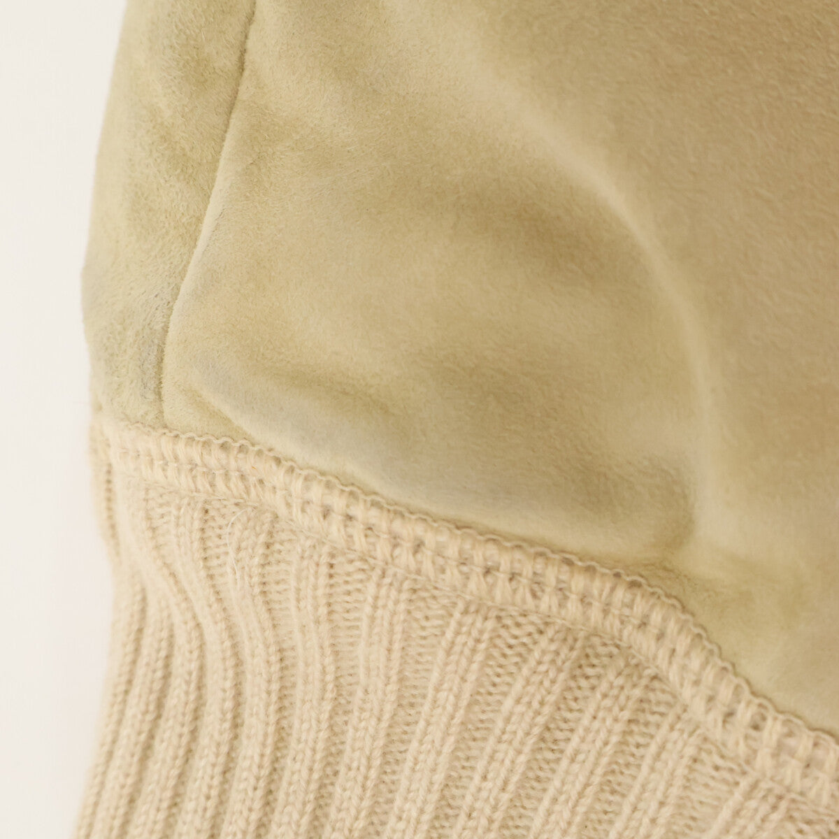 BRUNELLO CUCINELLI Suede Cashmere Lined Jacket Beige Size XS