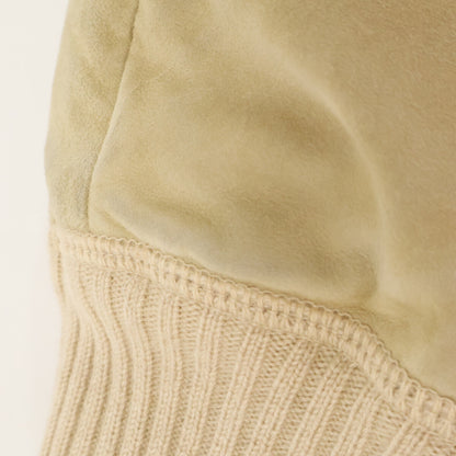 BRUNELLO CUCINELLI Suede Cashmere Lined Jacket Beige Size XS