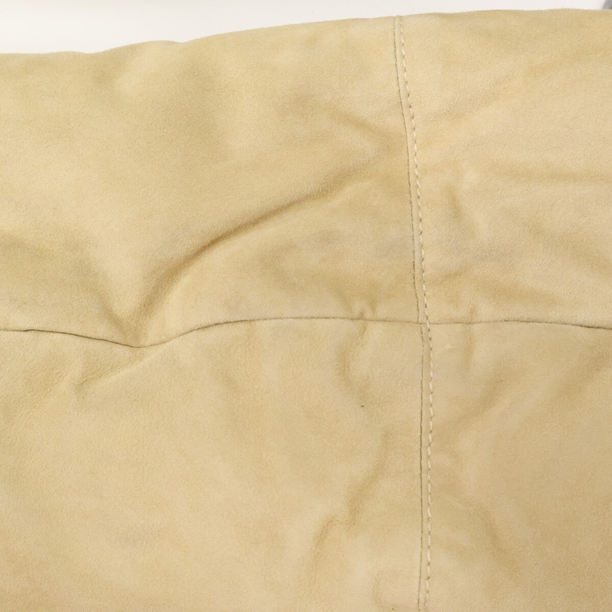 BRUNELLO CUCINELLI Suede Cashmere Lined Jacket Beige Size XS