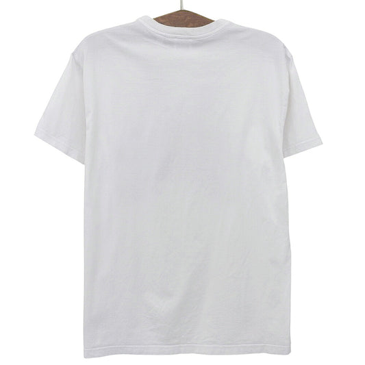 BURBERRY Cotton Rabbit Logo Tee White Size M