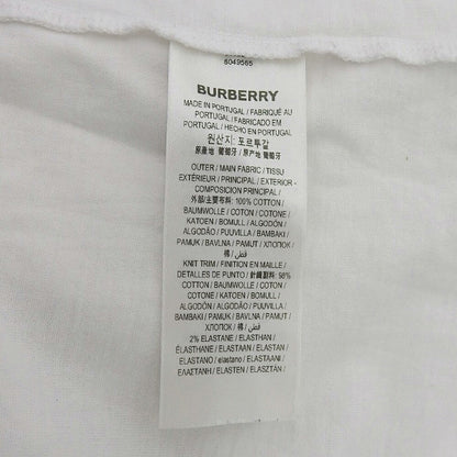 BURBERRY Cotton Rabbit Logo Tee White Size M