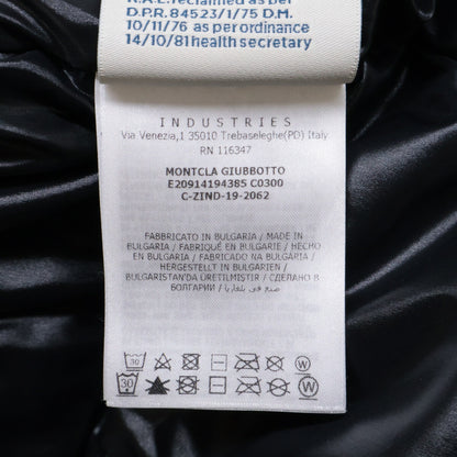 MONCLER Montcla Nylon Down Jacket Black Size 0