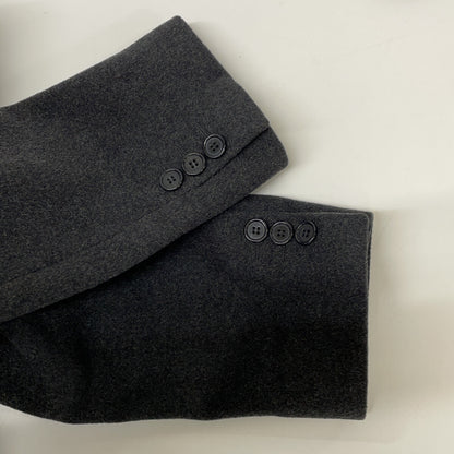 DOLCE&GABBANA Gray Wool Chester Coat Size M