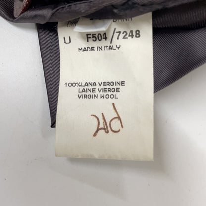 DOLCE&GABBANA Gray Wool Chester Coat Size M