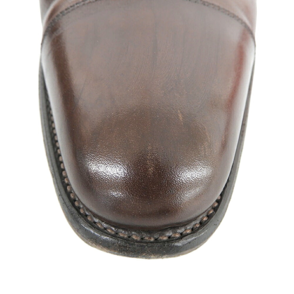 SCOTCH GRAIN Odessa Straight Tip Shoes Brown Size 24.5