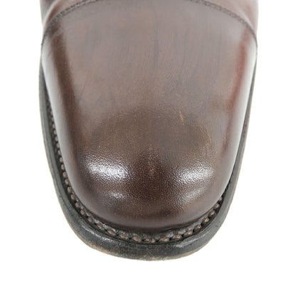 SCOTCH GRAIN Odessa Straight Tip Shoes Brown Size 24.5