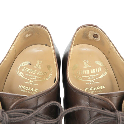 SCOTCH GRAIN Odessa Straight Tip Shoes Brown Size 24.5