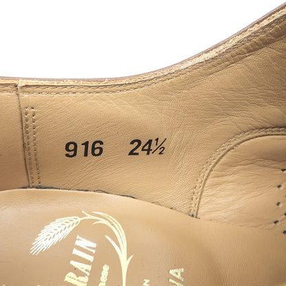 SCOTCH GRAIN Odessa Straight Tip Shoes Brown Size 24.5