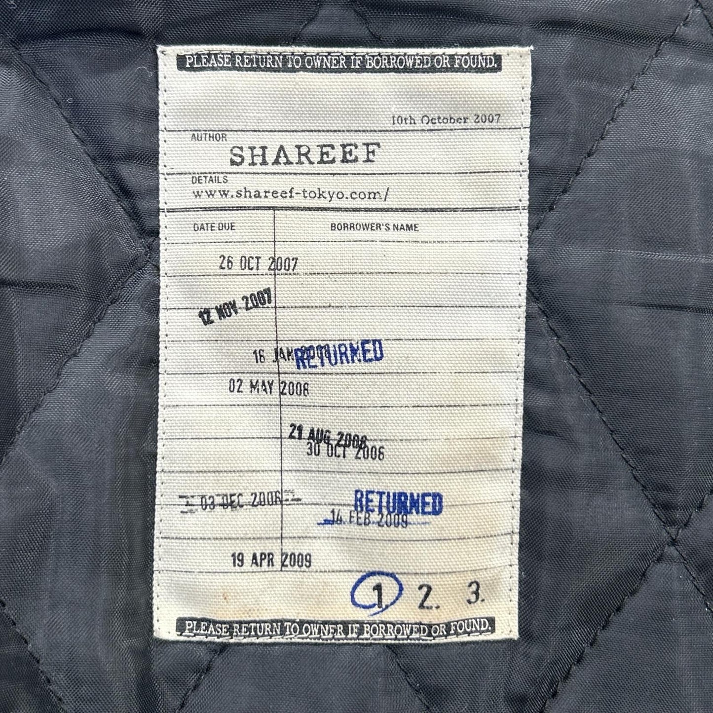 SHAREEF STUDIOUS Exclusive Black Stand Zip Blouson Size 1