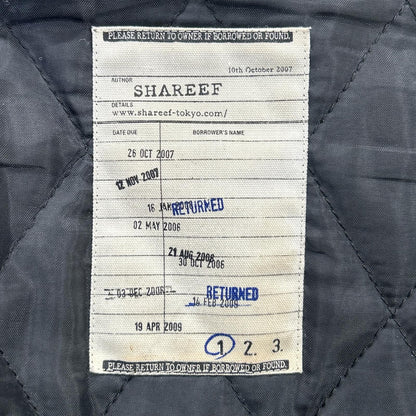 SHAREEF STUDIOUS Exclusive Black Stand Zip Blouson Size 1
