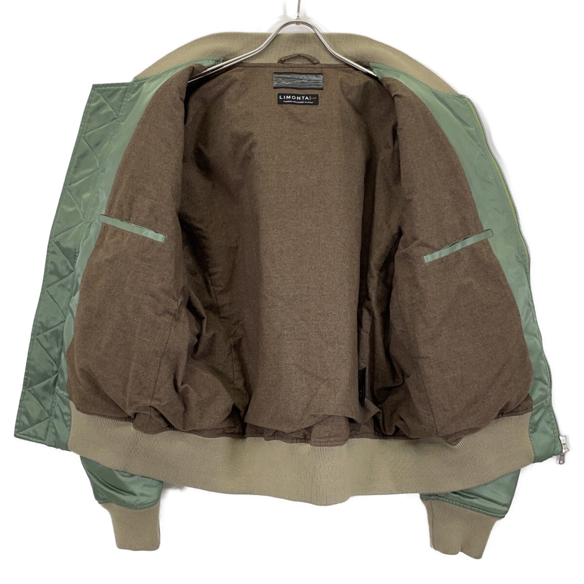 ACANTHUS Limonta MA-1 Bomber Jacket Sage Green Size L