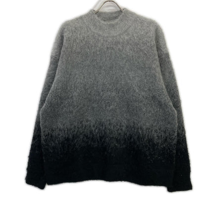 AKM Gradient Mohair Crewneck Knit Black/Gray Size XL