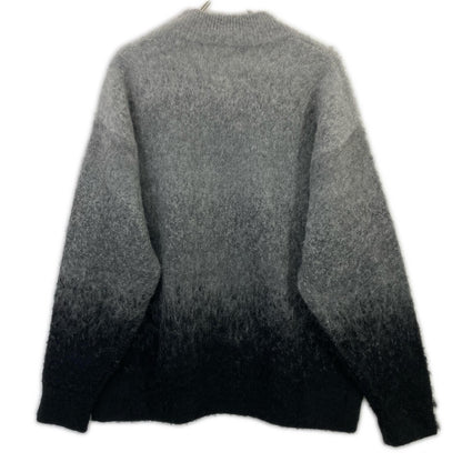 AKM Gradient Mohair Crewneck Knit Black/Gray Size XL