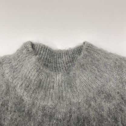 AKM Gradient Mohair Crewneck Knit Black/Gray Size XL