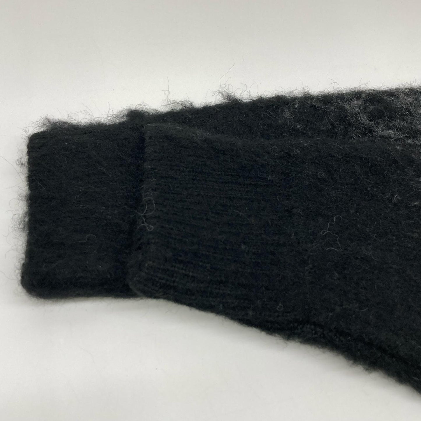 AKM Gradient Mohair Crewneck Knit Black/Gray Size XL