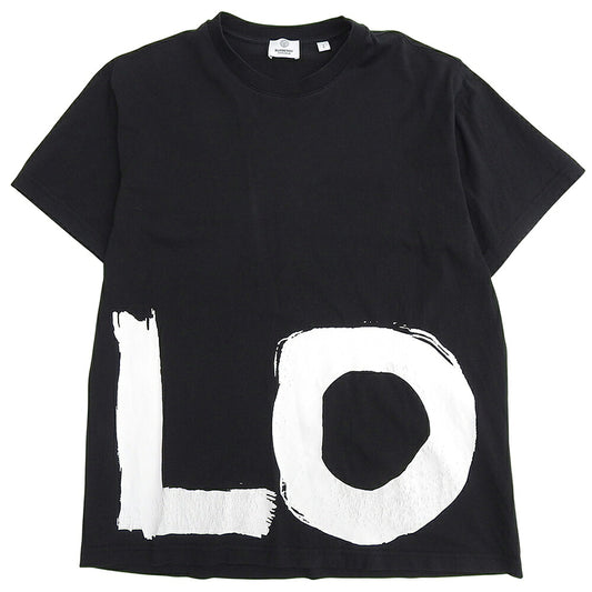 BURBERRY Carrick Love Print S/S T-Shirt Black 8037302 Size S