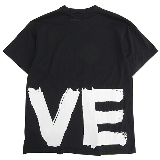 BURBERRY Carrick Love Print S/S T-Shirt Black 8037302 Size S