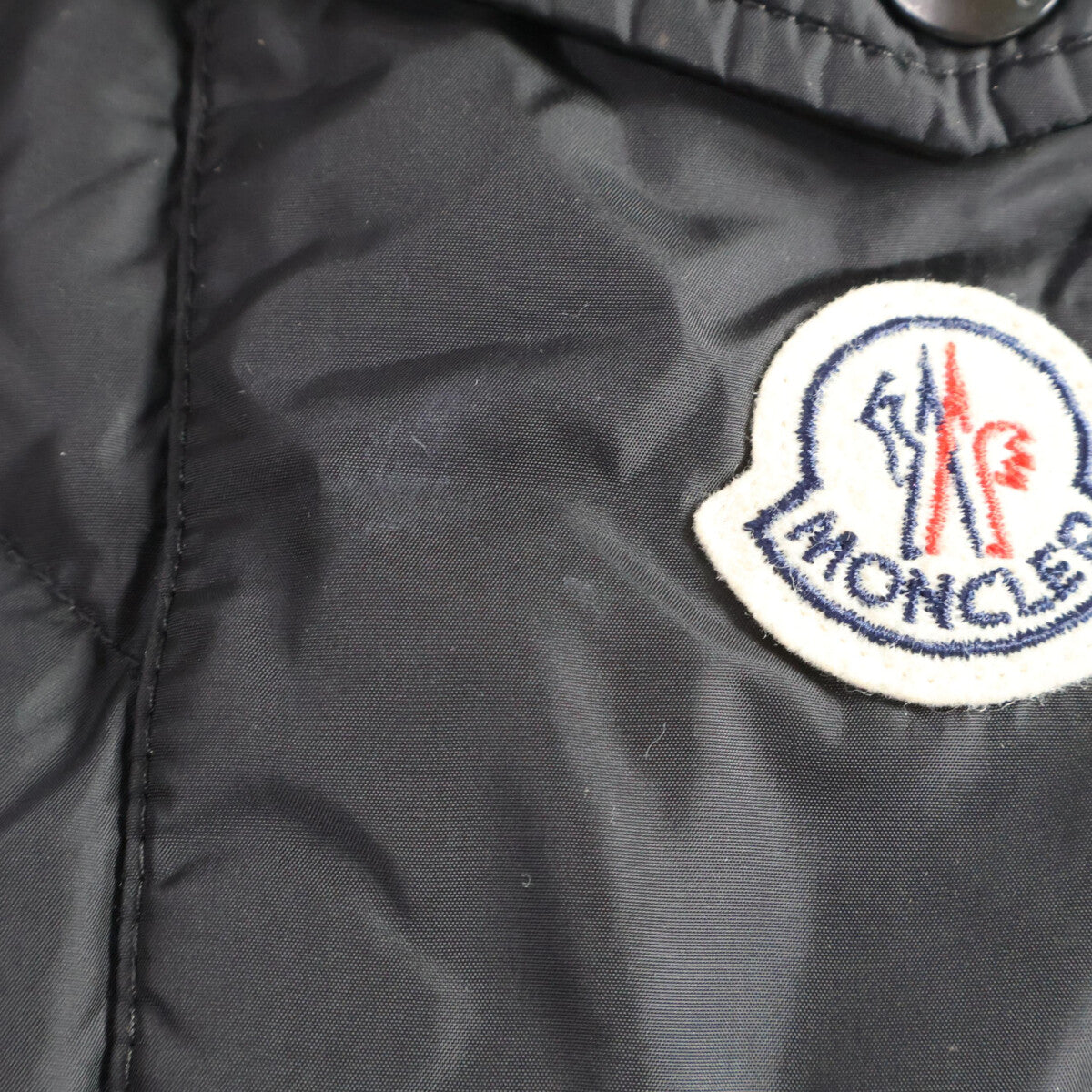 MONCLER BERRIAT Detachable Hood Nylon Jacket Black Size 0