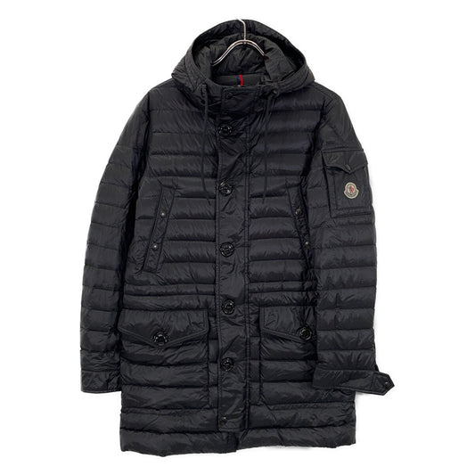 MONCLER BENJAMIN Nylon Down Coat Black Size 0