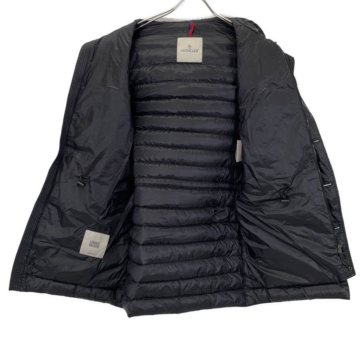MONCLER BENJAMIN Nylon Down Coat Black Size 0