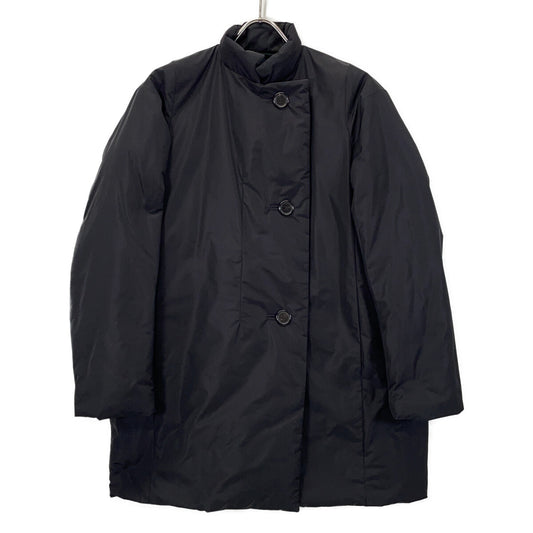 JILSANDER Black Polyester Down Peacoat Size L