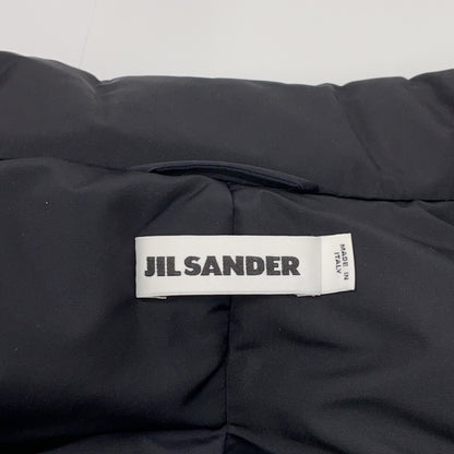 JILSANDER Black Polyester Down Peacoat Size L