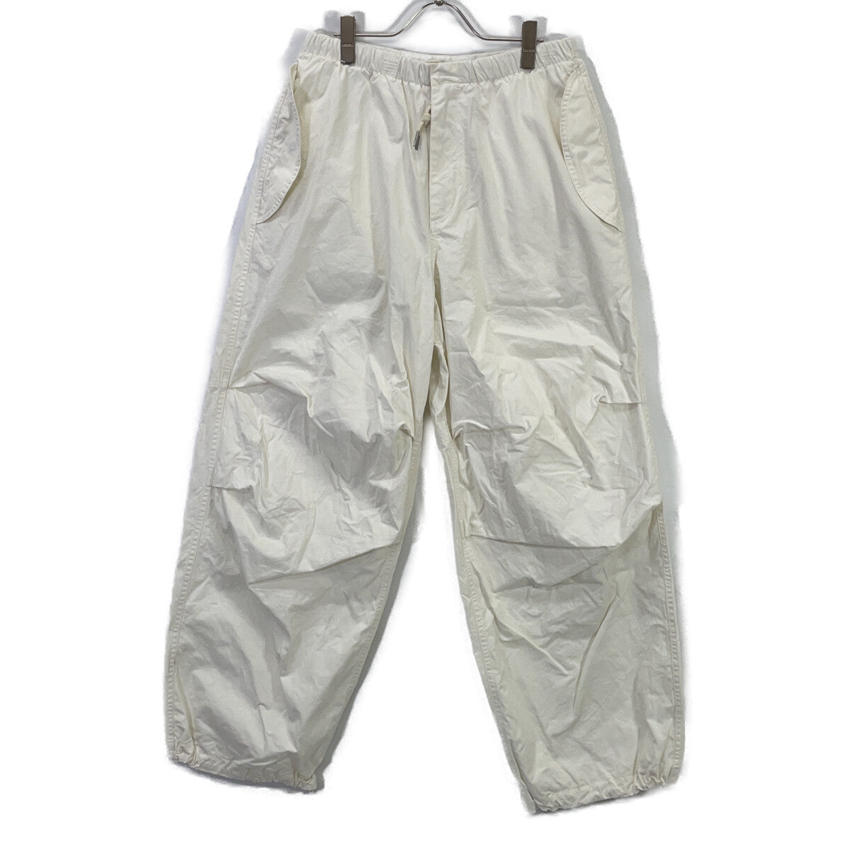 JILSANDER 24SS J21KA0147 Cotton Knee Pants White Size 46