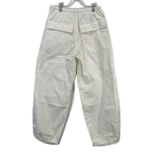 JILSANDER 24SS J21KA0147 Cotton Knee Pants White Size 46
