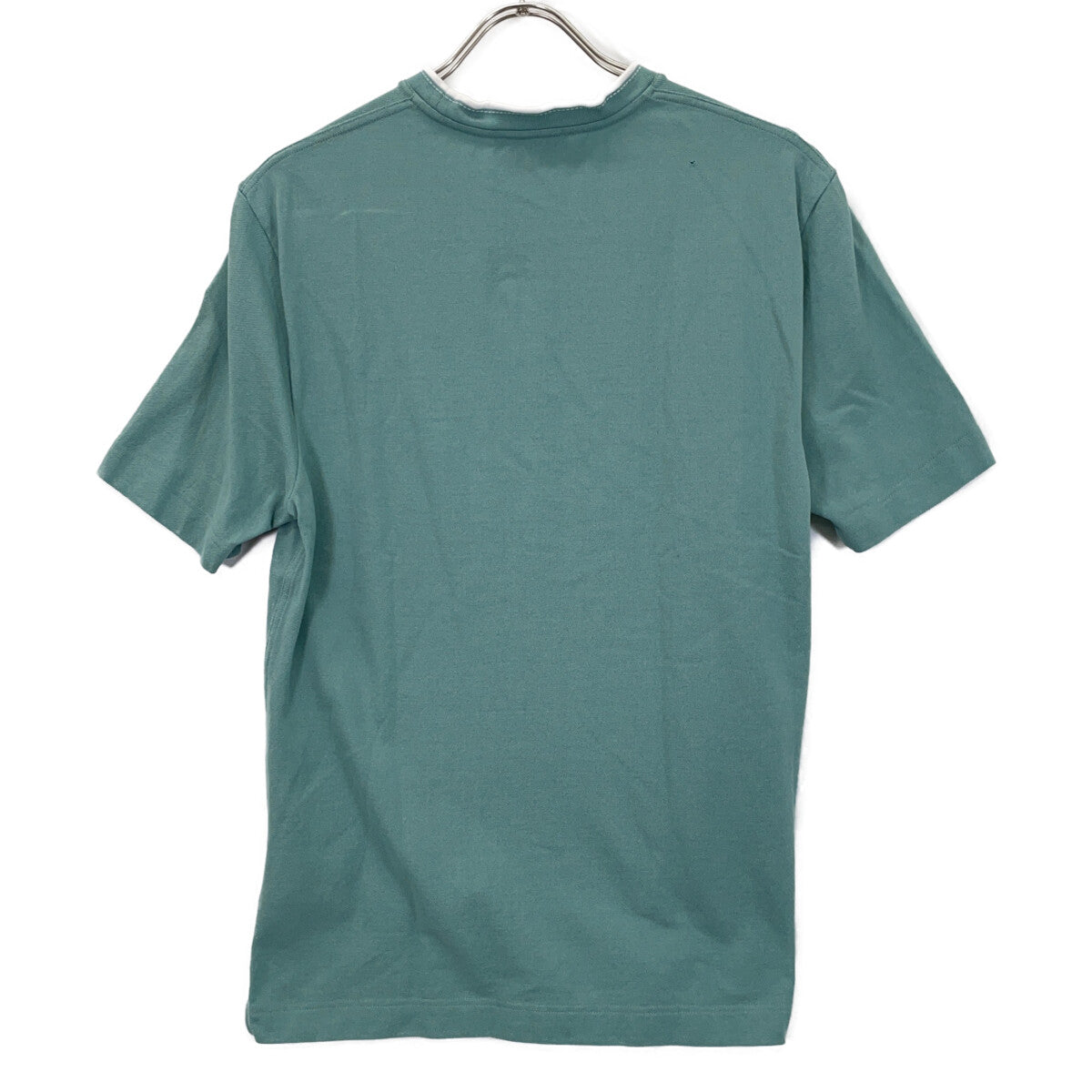 HERMES H-Embroidered S/S T-Shirt Light Green Size XS