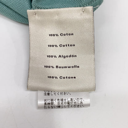 HERMES H-Embroidered S/S T-Shirt Light Green Size XS