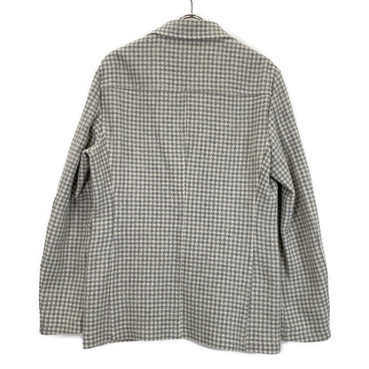 T-JACKET 51G419JR Wool Blazer Ivory/Gray Size 40R