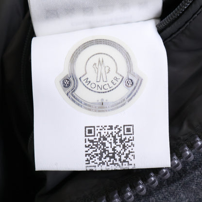 MONCLER Montgenevre Wool Hooded Down Jacket Gray Size 4