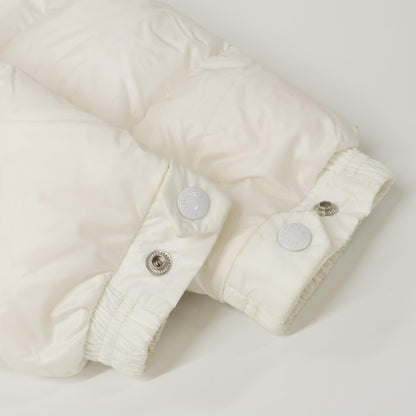 MONCLER SALZMAN Down Jacket White Size 1