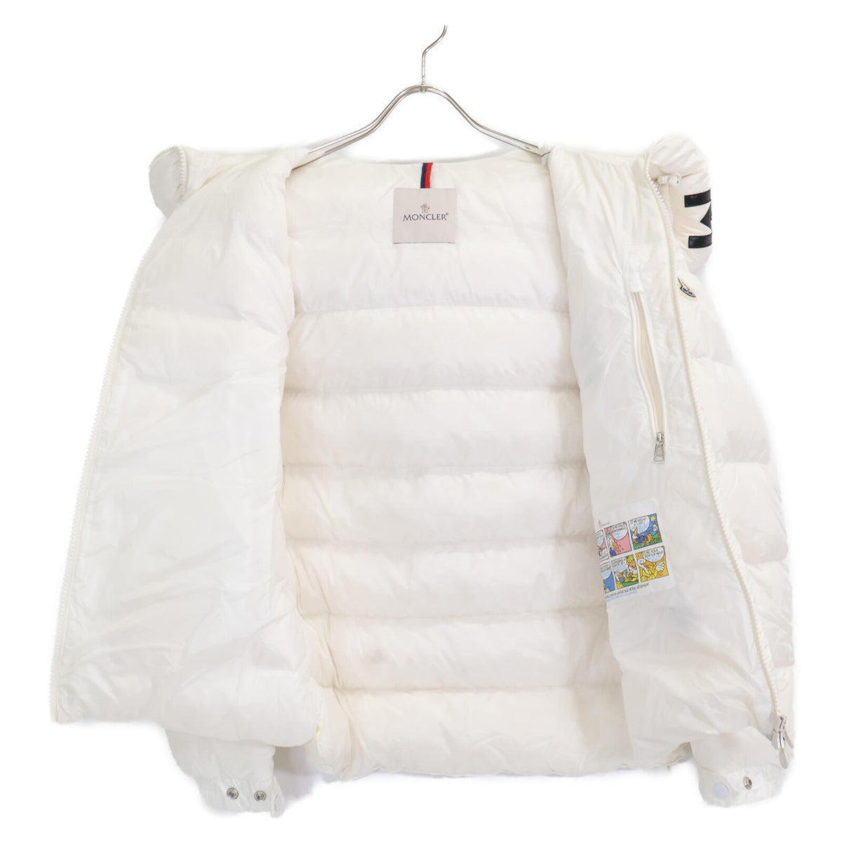 MONCLER SALZMAN Down Jacket White Size 1
