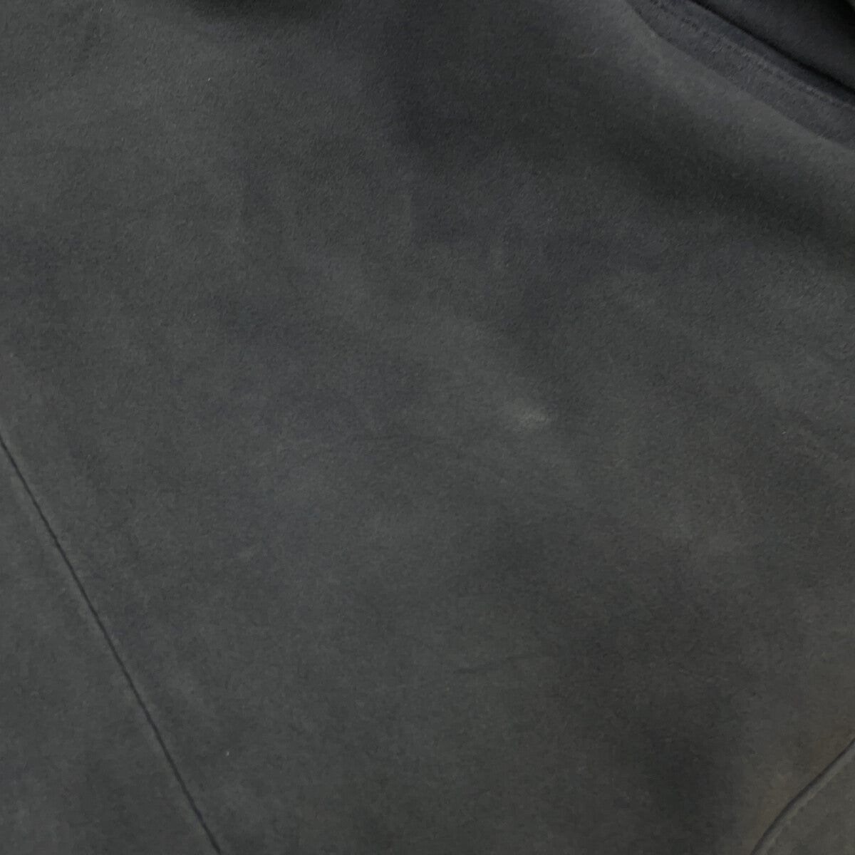 L'EDELLI Navy Blue Lamb Suede Rider Jacket Size 46