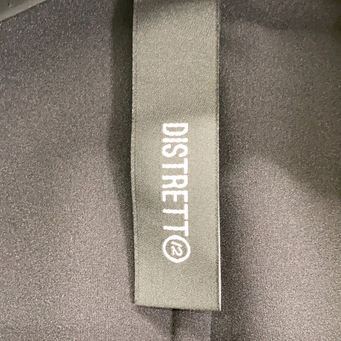 DISTRETTO12 FPU GA1559 Lycra Stretch Jacket Black Size 48