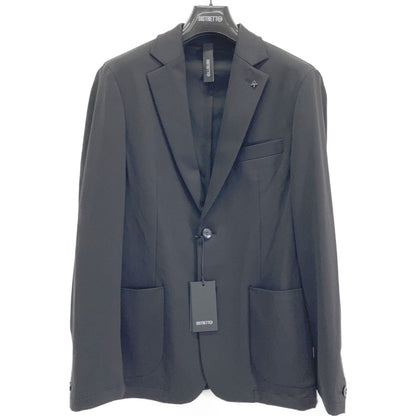 DISTRETTO12 FPU GA1559 Lycra Stretch Jacket Black Size 48