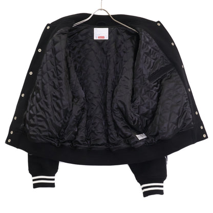 Supreme 24FW Veritas Wool Varsity Jacket Black/White Size M