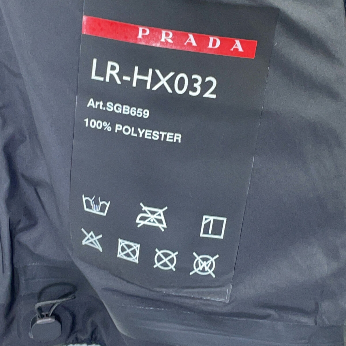 PRADA SPORT '20 Recycled Fleece Technical Jacket Navy