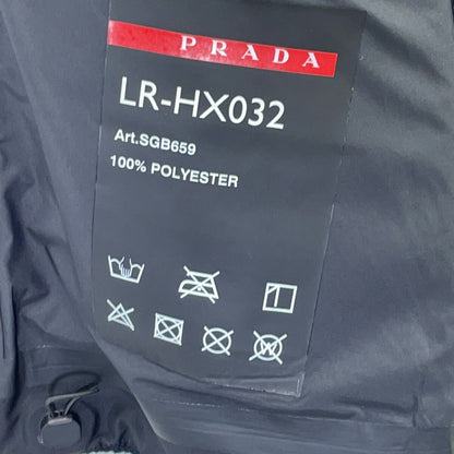 PRADA SPORT '20 Recycled Fleece Technical Jacket Navy