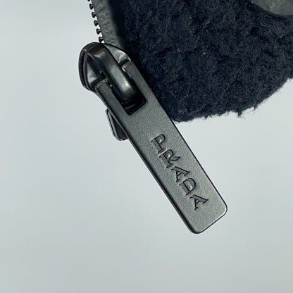 PRADA SPORT '20 Recycled Fleece Technical Jacket Navy