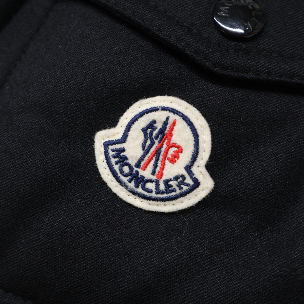 MONCLER MONTGENEVRE Wool Hooded Down Jacket Black Size 0